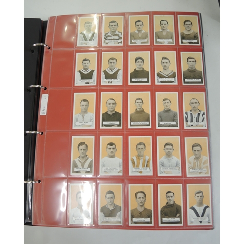 314 - Two albums of cigarette cards, including ATC, Bat, Bucktrout etc.