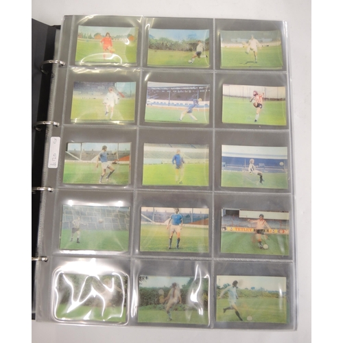 316 - Three albums of Sun football related cards