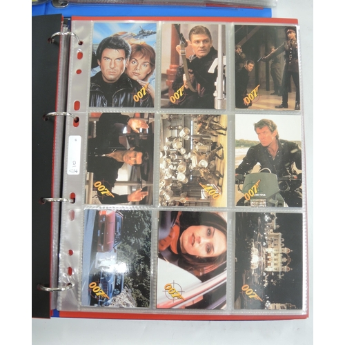 317 - Eight albums of trading cards, including Merlin battle cards, Daily Mirror cards, Cardz etc