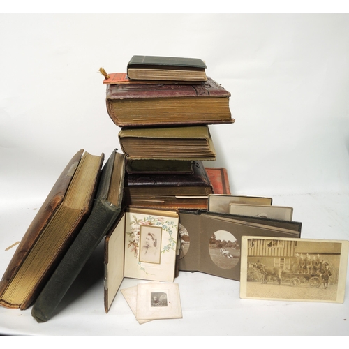 387 - Quantity of various 19th Century photograph albums including topographical