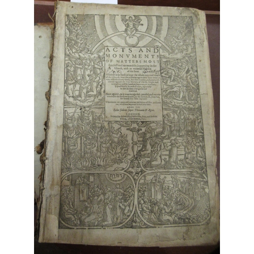 438 - John Fox (or Foxe), two 17th Century volumes, 1631 and 1632 ' The Third Volume of the Ecclesiastical... 