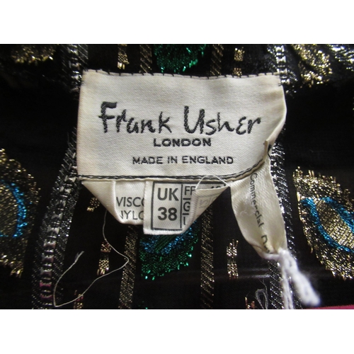 46 - Frank Usher ladies evening jacket, together with a white wedding dress