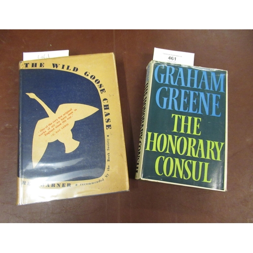 461 - Graham Greene ' The Honorary Consul ' First Edition with dust jacket, and another volume ' The Wild ... 