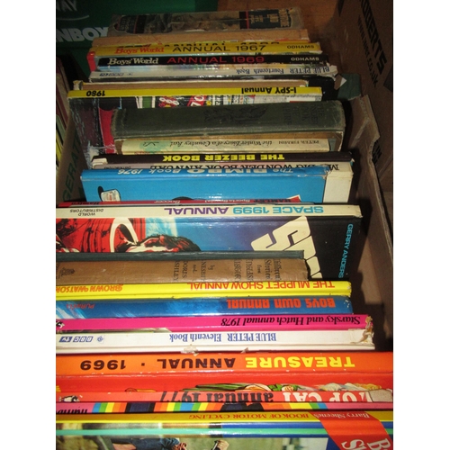 468 - Two boxes containing a quantity of early and later 20th Century children's books including various a... 