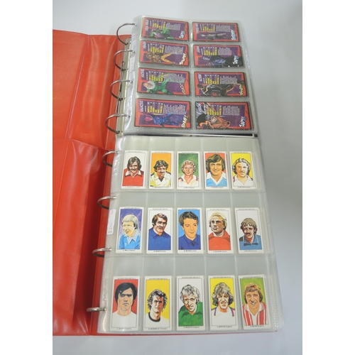 76 - Four albums of Sun Soccer cards