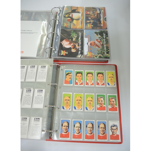 76 - Four albums of Sun Soccer cards