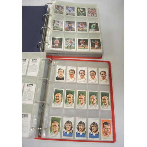 76 - Four albums of Sun Soccer cards