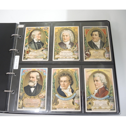 84 - Album containing thirty one sets of Liebig collectors cards