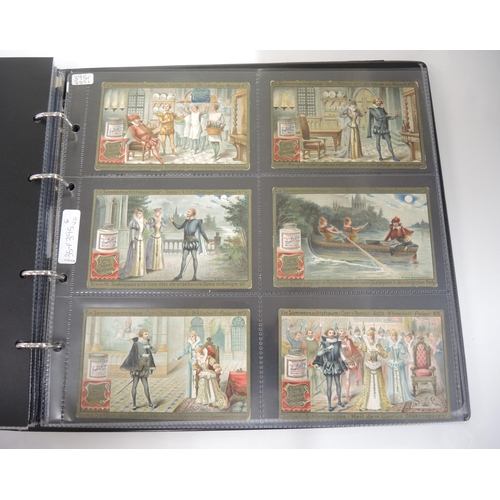 84 - Album containing thirty one sets of Liebig collectors cards