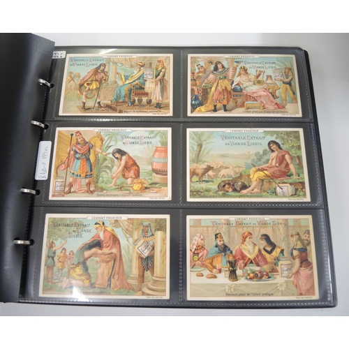 87 - Album containing thirty one sets of Liebig collectors cards