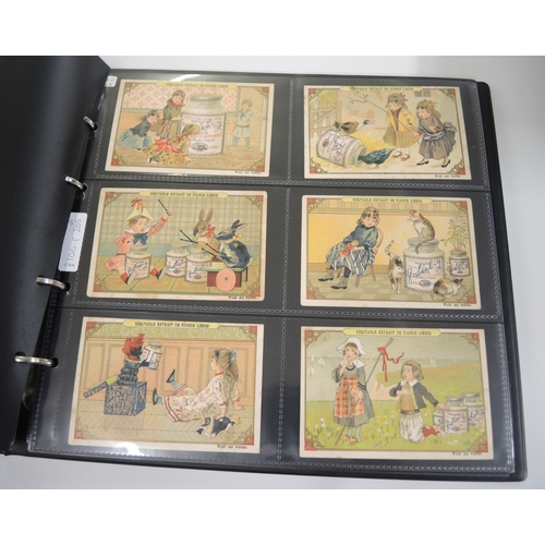 87 - Album containing thirty one sets of Liebig collectors cards