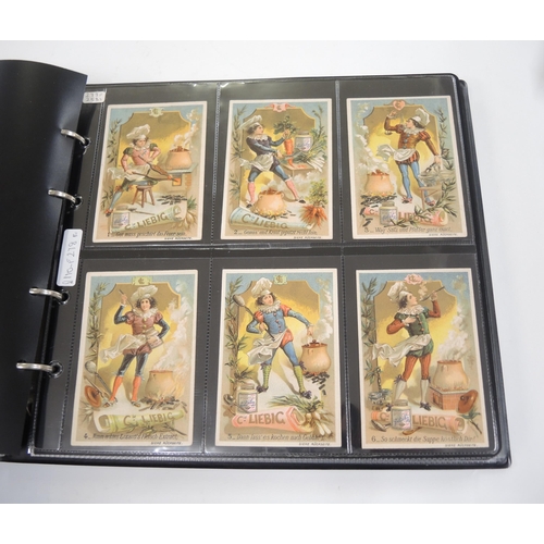 88 - Album containing thirty two sets of Liebig collectors cards