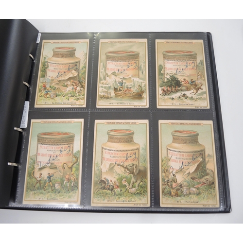 88 - Album containing thirty two sets of Liebig collectors cards