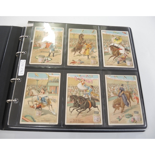 89 - Album containing thirty two sets of Liebig collectors cards