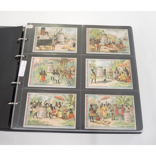 89 - Album containing thirty two sets of Liebig collectors cards