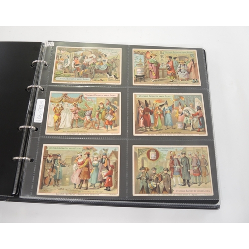 89 - Album containing thirty two sets of Liebig collectors cards