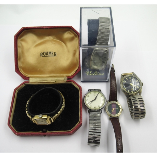 914 - Gentleman's mid 20th Century Tudor wristwatch, the stainless steel case with champagne dial, Arabic ... 