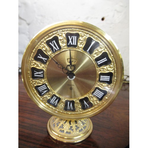 1597 - Jaeger gilt metal alarm clock