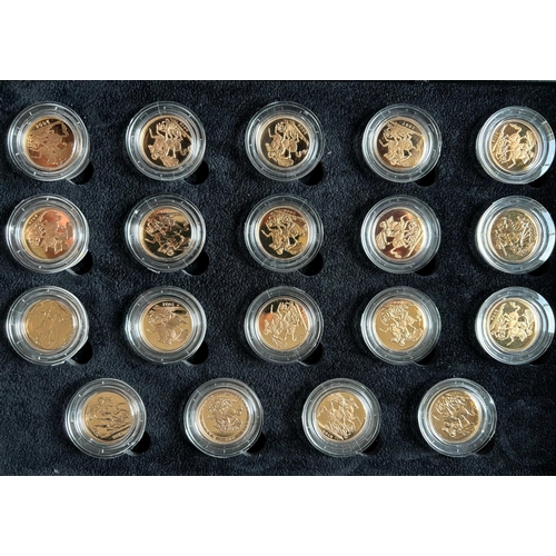 1 - The complete Queen Elizabeth II sovereign coin collection to celebrate the 65th anniversary of her c... 