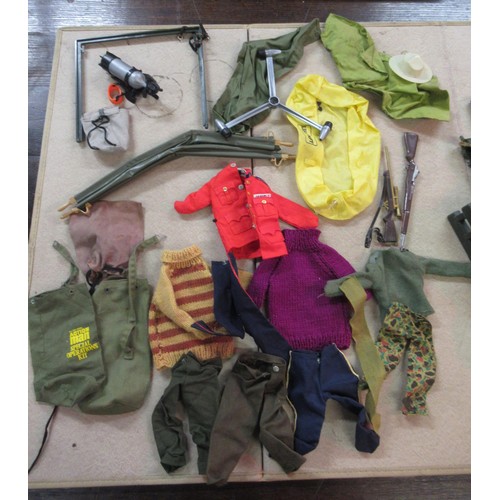 337 - Group of five various Action Man figures with accessories, together with an Action Man electronic Co... 