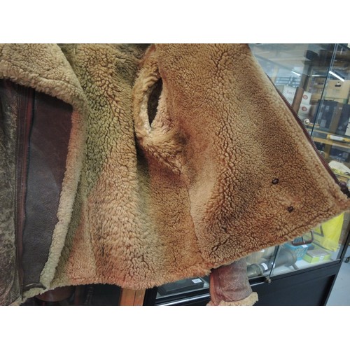 381 - Original World War II flying jacket belonging to RAF Spitfire Fighter Command Norman George Lussigne... 