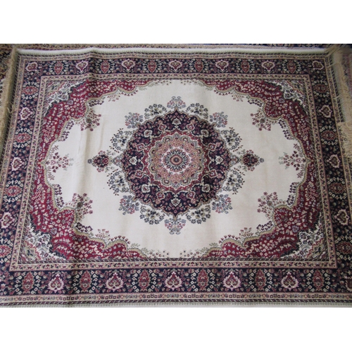 2 - Four various machine woven Persian design rugs, the largest 228 x 157cm