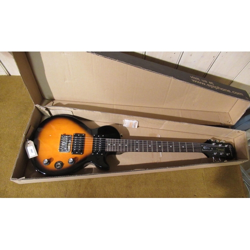 286 - Epiphone Express Special model of Les Paul type, Serial No. 15051318913, with original box