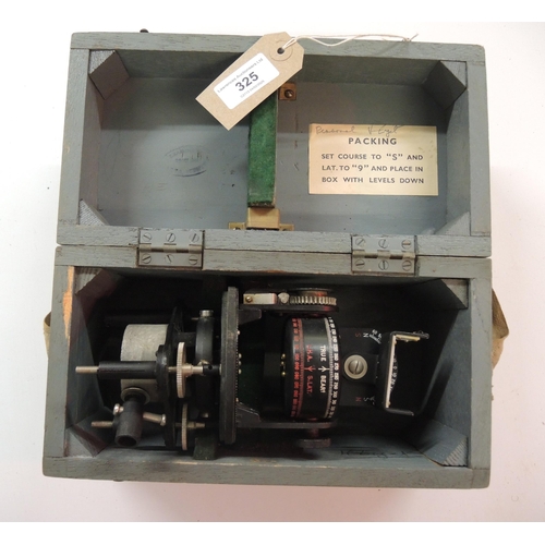 325 - 1944 British Astro compass in original box, with strap