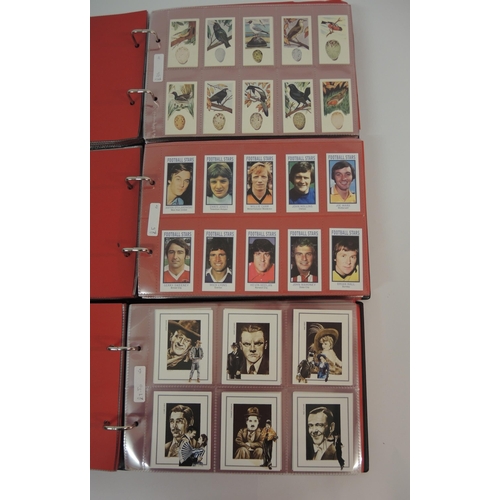 361 - Five albums of trading cards including Victoria, Penguin biscuits, Lyons tea etc.