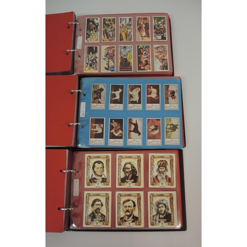 361 - Five albums of trading cards including Victoria, Penguin biscuits, Lyons tea etc.