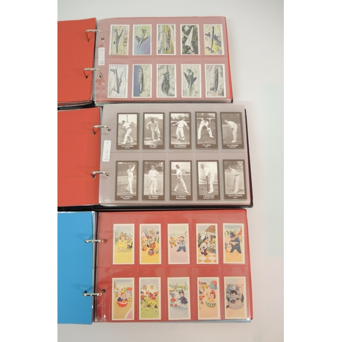 363 - Five albums of trading cards including Country Prints, Lambert, Lever Bros etc.