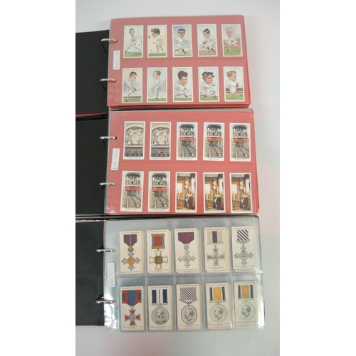 367 - Five albums of Players cigarette cards, together with two albums of Wills cigarette cards