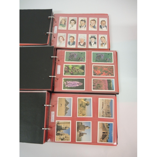 367 - Five albums of Players cigarette cards, together with two albums of Wills cigarette cards