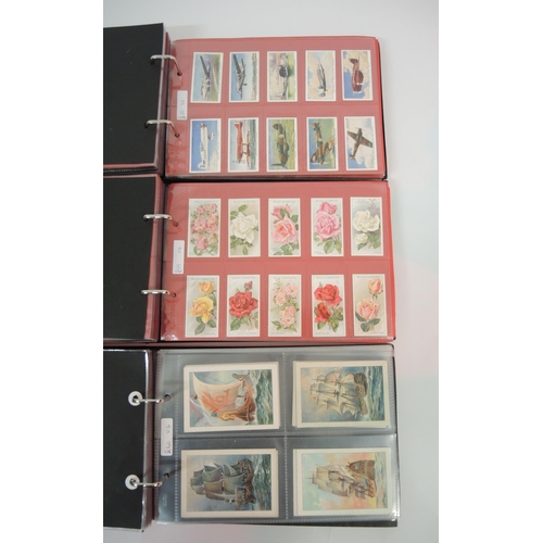 367 - Five albums of Players cigarette cards, together with two albums of Wills cigarette cards