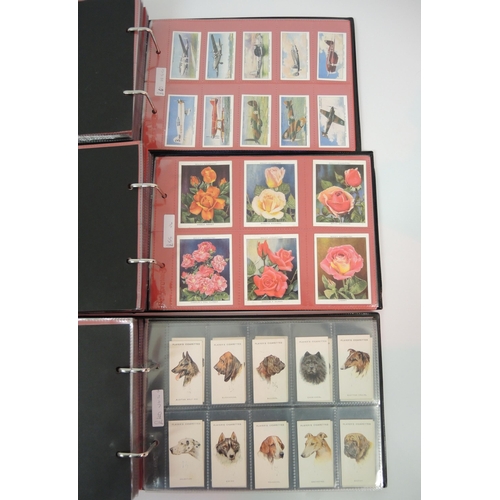 367 - Five albums of Players cigarette cards, together with two albums of Wills cigarette cards