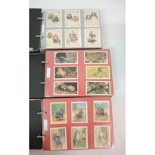 367 - Five albums of Players cigarette cards, together with two albums of Wills cigarette cards