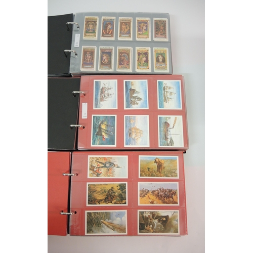 367 - Five albums of Players cigarette cards, together with two albums of Wills cigarette cards