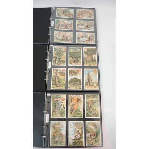 368 - Six albums of Liebig meat extract cards, and one Champignon Kasa album