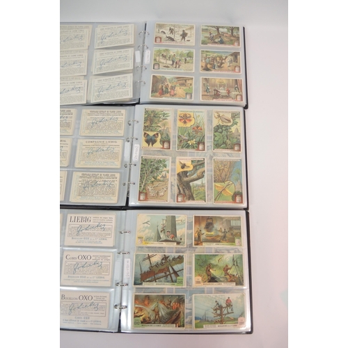 369 - Five albums of Liebig meat extract cards