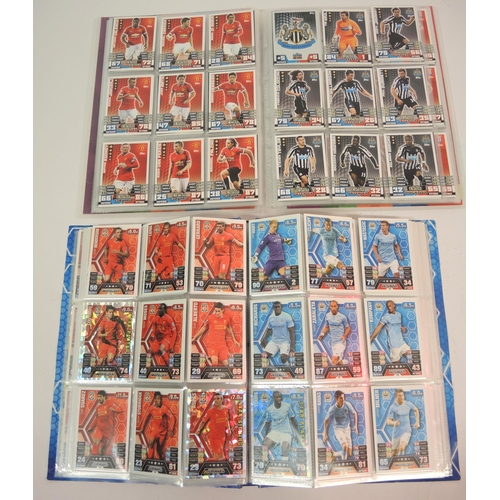 399 - Eleven albums of Topps trading cards including football, Star Wars, Teenage Mutant Ninja Turtles