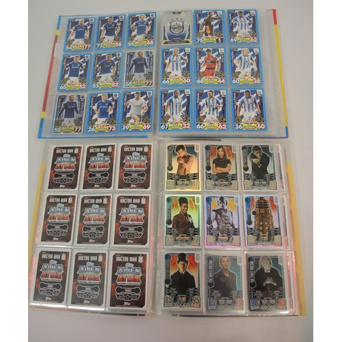 399 - Eleven albums of Topps trading cards including football, Star Wars, Teenage Mutant Ninja Turtles