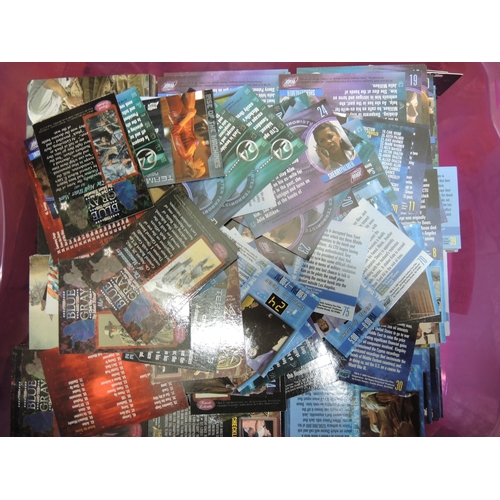 401 - Three boxes of mixed trading cards, including 24, Blue and the Gray, South Park, etc.