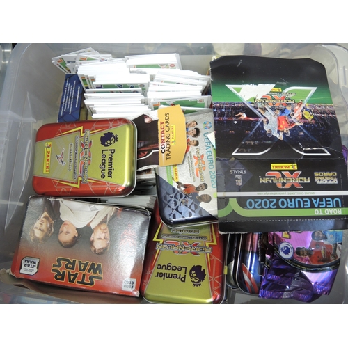 403 - Three boxes containing various Match Attax football cards