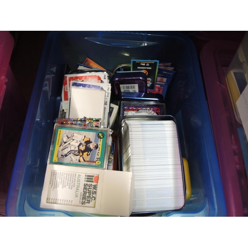 405 - Four boxes containing various mixed football cards