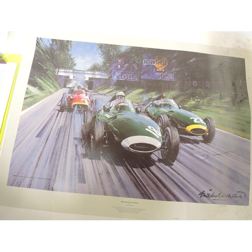 473 - Sir Jack Brabham and Tony Brooks, signed Limited Edition First Day Cover, ' The Monaco Grand Prix ',... 