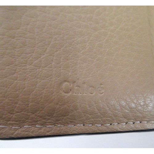 51 - Chloe, Alphabet compact leather tri-fold wallet, together with original packaging, label, dust bag a... 