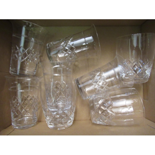 527 - Quantity of various glass decanters and other glassware