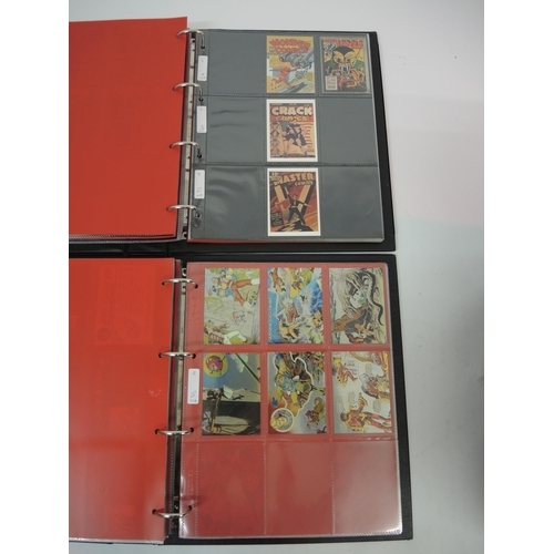 382 - Five albums of Comic Image trading cards, including Hildebrandt, Ghost Rider and John Byrnie, etc.