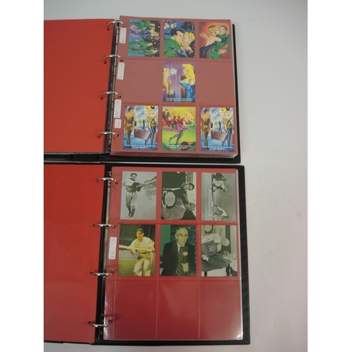 383 - Five albums of Comic Image trading trading cards, including Fangoria, Mayfield Parrish and Yellow Su... 