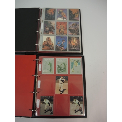 383 - Five albums of Comic Image trading trading cards, including Fangoria, Mayfield Parrish and Yellow Su... 